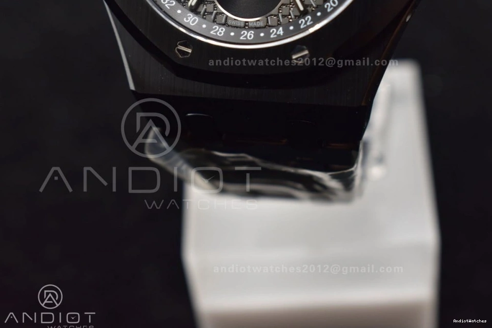 1044 APSF1:1 Calendar Ceramic V Edition Black A5134 41mm Oak Royal Dial GoAnywhere Perpetual Bracelet Black Ceramic on Best 0128